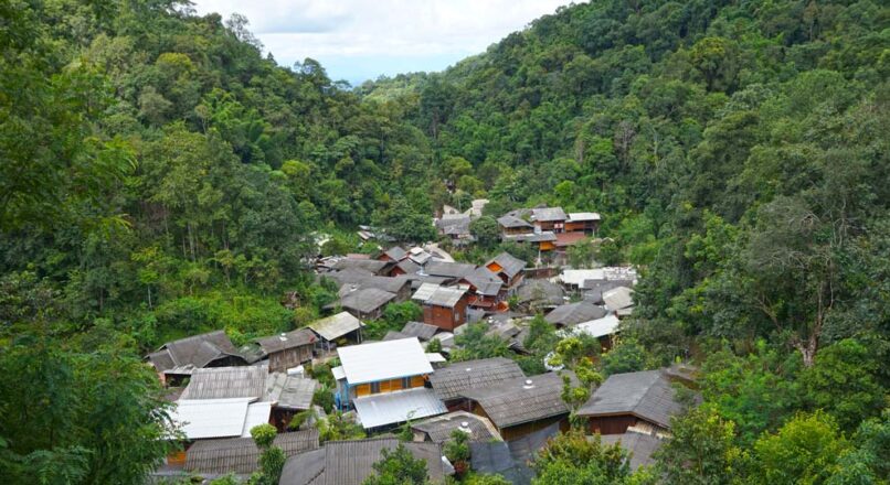 La vida rural en Mae Kampong, Tailandia