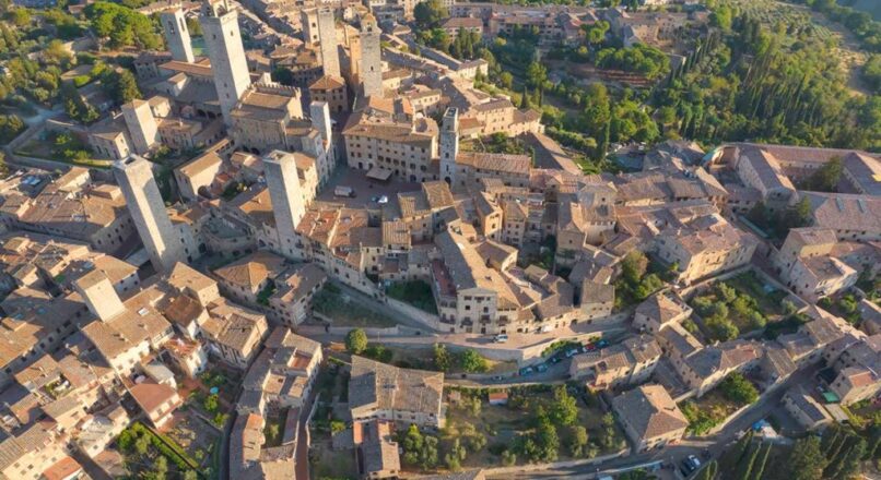 Ruta de los pueblos pintorescos de la Toscana, Italia