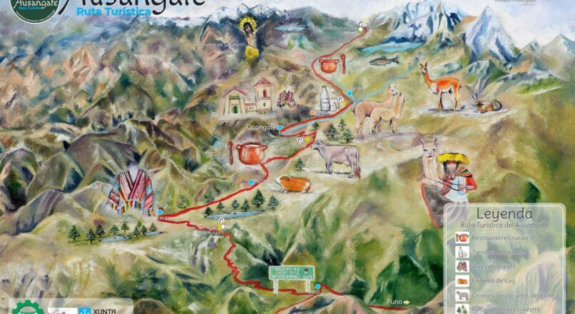 Rutas turísticas económicas en las montañas de Perú