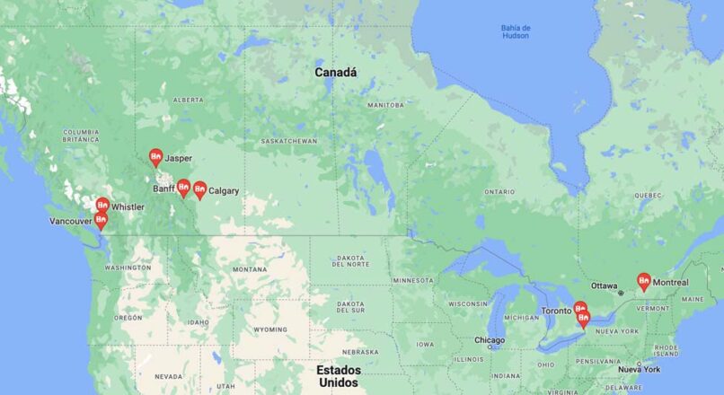 De Norte a Sur: itinerarios económicos por Canadá