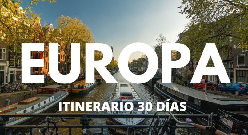 Explora Europa con estos itinerarios baratos