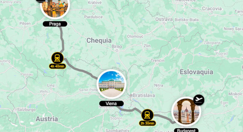Itinerarios económicos por Europa: de Praga a Budapest